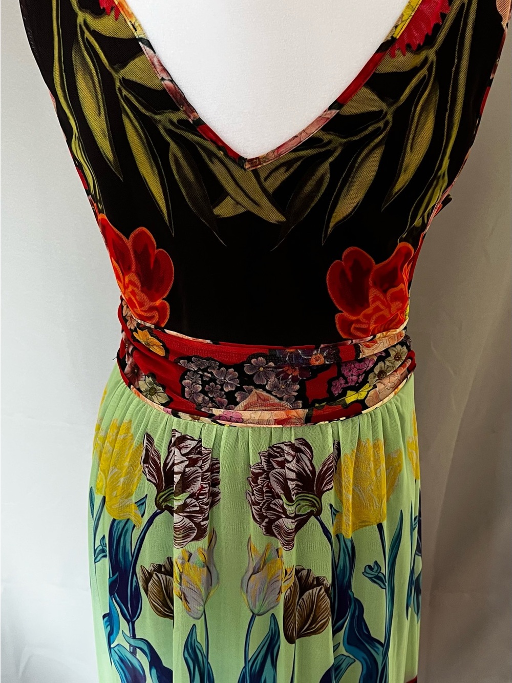 Desigual Floral Maxi Dress - Picture 4 of 8